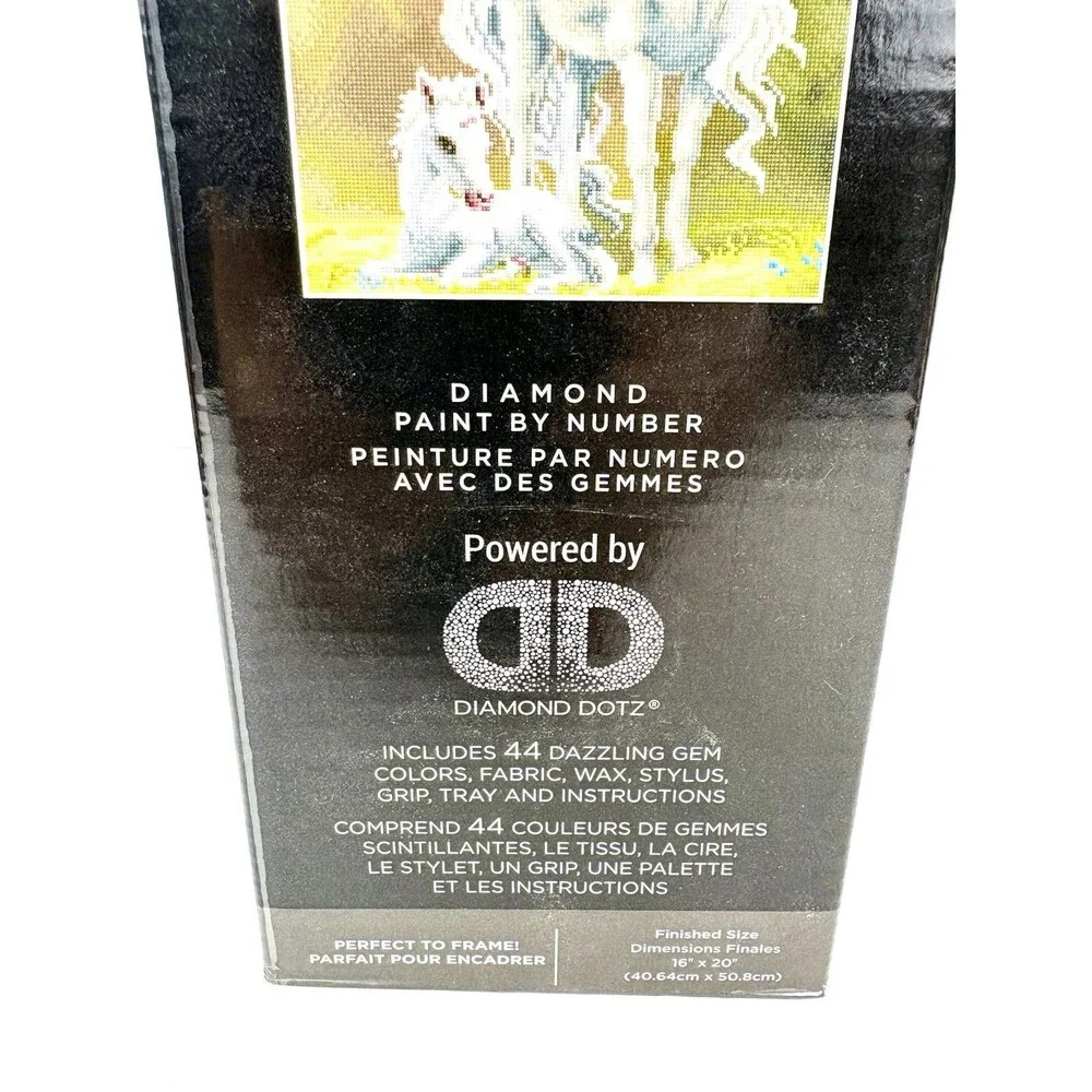 Unicorns - Diamond Art by Leisure Arts Premium Kit 16”x20”. NEW in BOX.
